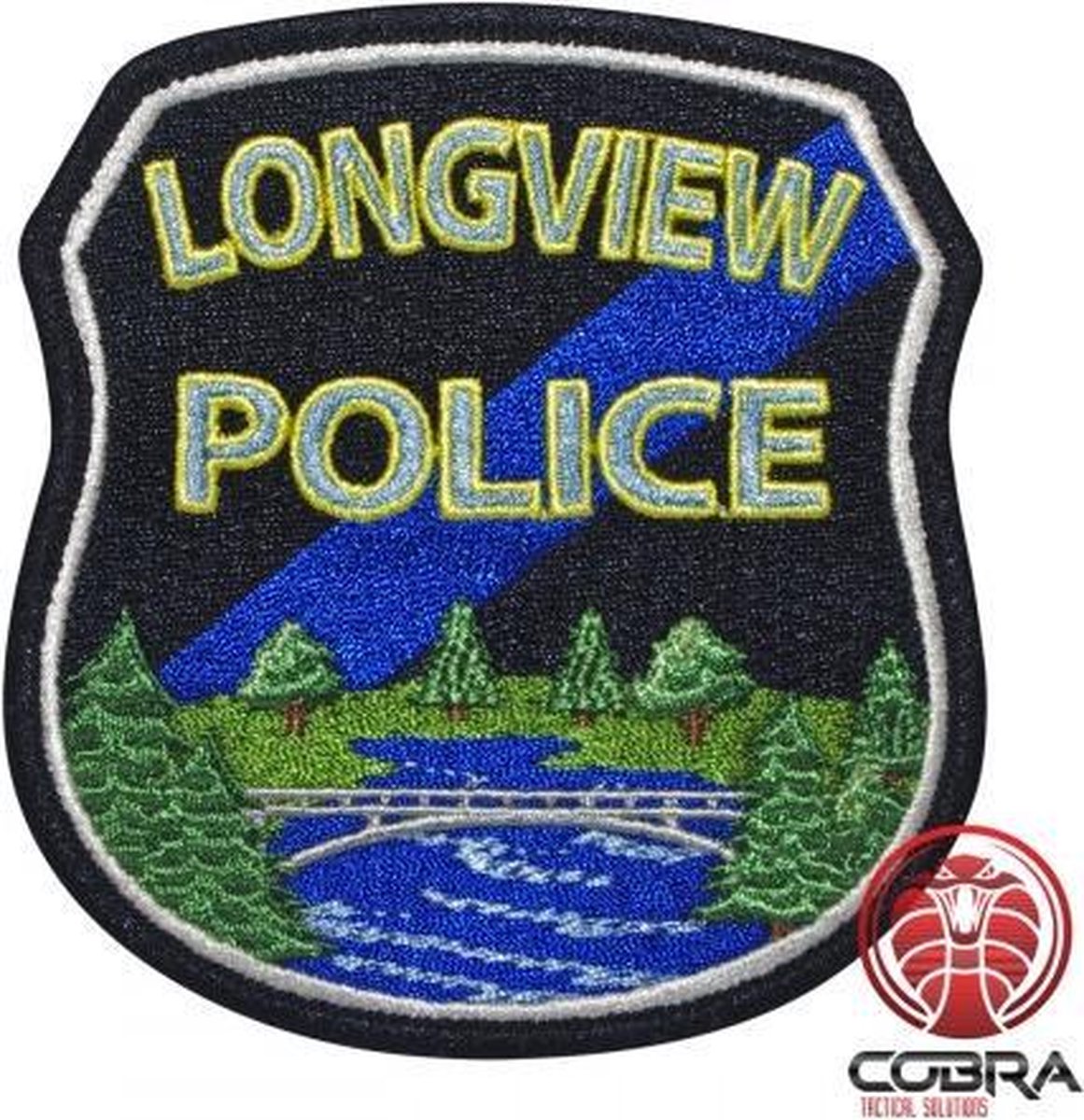 Longview Police geborduurde patch | Strijkpatches | Military Airsoft